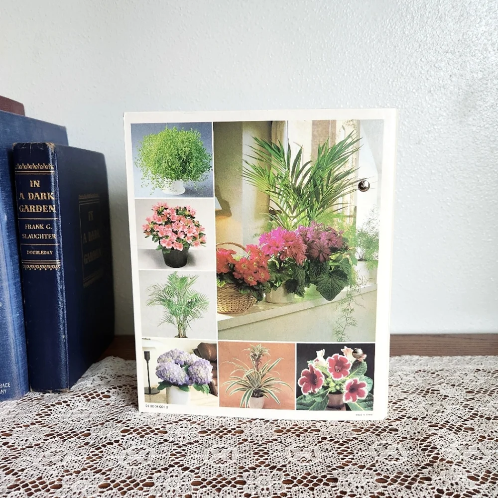 Vintage Success with House Plants Binder